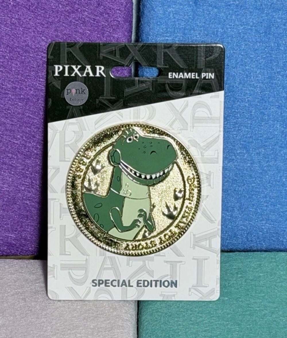 Pink a la Mode Disney Pixar Toy Story Rex Special Edition Coin Enamel Pin